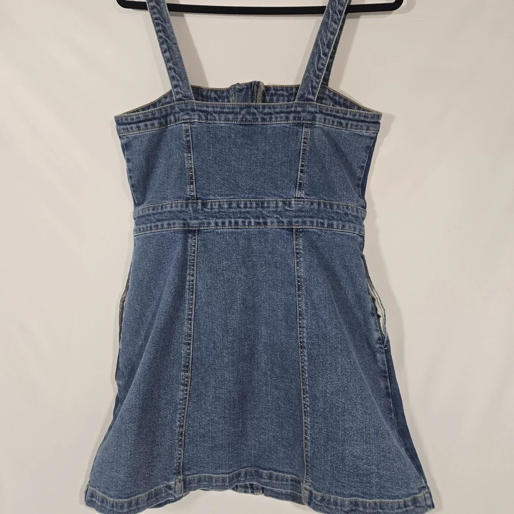 Wild Fable Stretchy Structured Denim Dress | Size Women's Medium - Picture 2 of 10